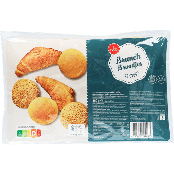 Foto van 1 de Beste Brunchbroodjes 12 st. op witte achtergrond