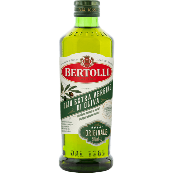 Foto van Bertolli Olijfolie extra vergine classico op witte achtergrond