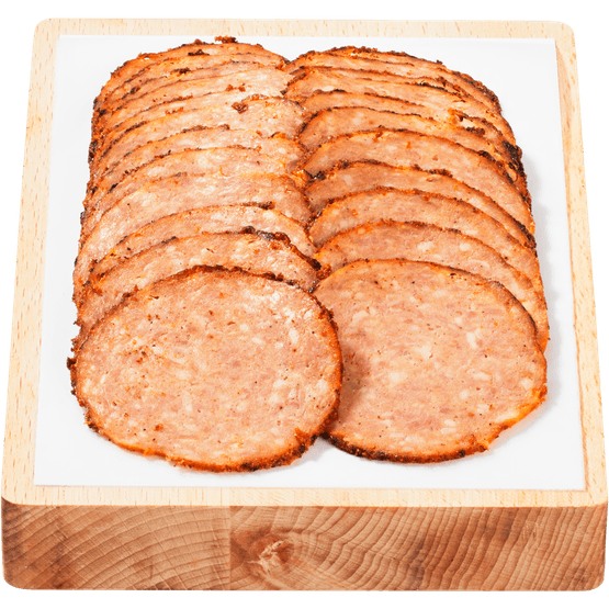 Foto van 1 de Beste Grillworst naturel op witte achtergrond