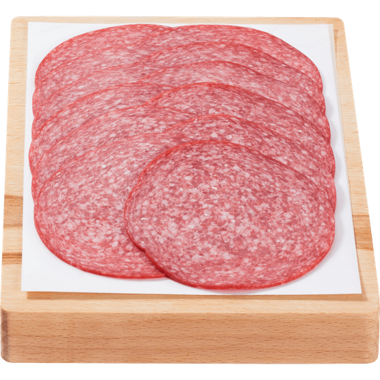 Foto van 1 de Beste Goudsalami op witte achtergrond