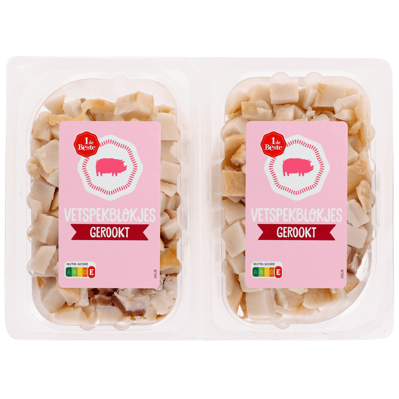 1 De Beste Vetspekblokjes duo gerookt