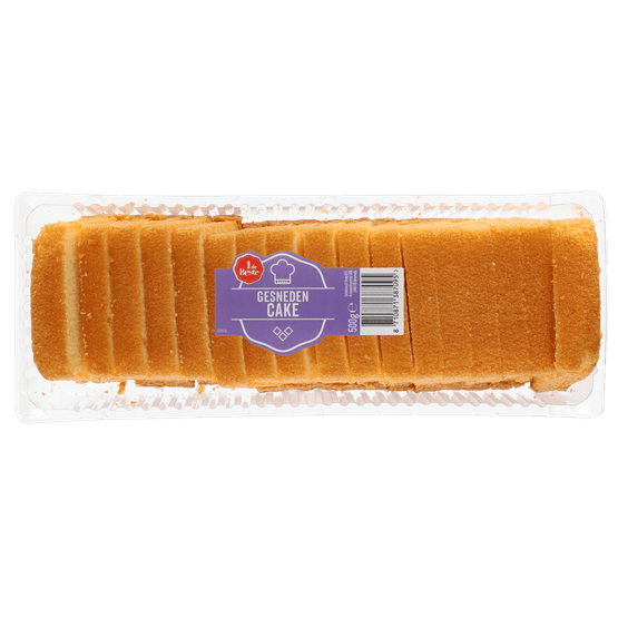 Foto van 1 de Beste Gesneden cake op witte achtergrond