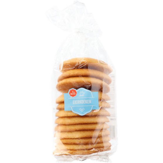 Foto van 1 de Beste Eierkoeken op witte achtergrond