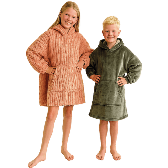Foto van Snuggle hoodie kids op witte achtergrond