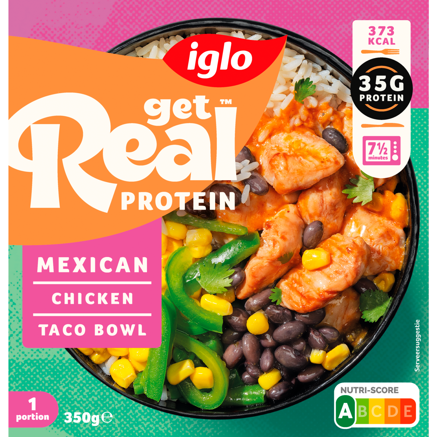 Iglo GetReal Protein Mexican Chicke