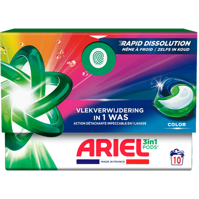 Ariel Vloeibaar wasmiddel pods 4-in-1 ultra oxi - 10 Stuks