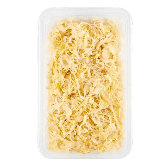 Foto van 1 de Beste Verse zuurkool grootverpakking op witte achtergrond