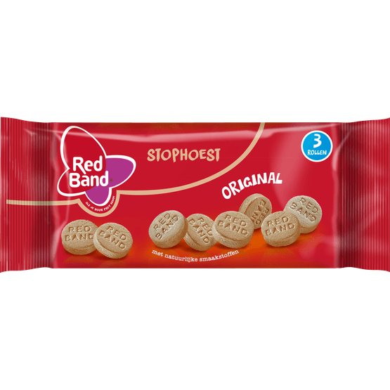 Foto van Red Band Stophoest 3 st. op witte achtergrond