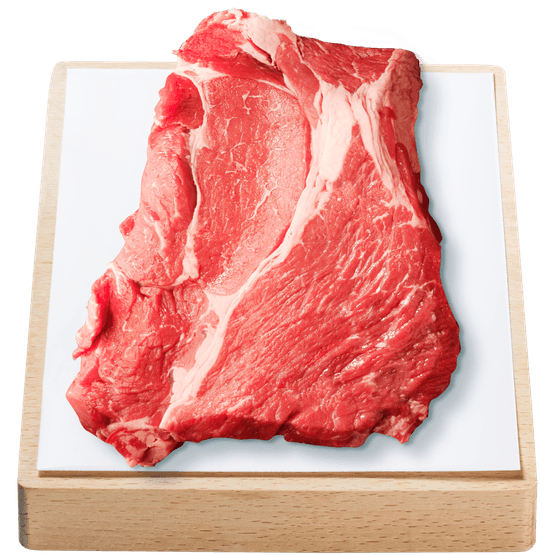 Foto van Vleeschmeesters Actie riblap op witte achtergrond