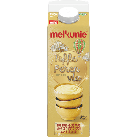 Foto van Melkunie Vla toffe peren op witte achtergrond