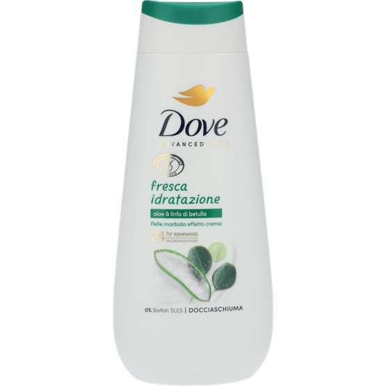 Foto van Dove Douchegel aloe & betulla op witte achtergrond