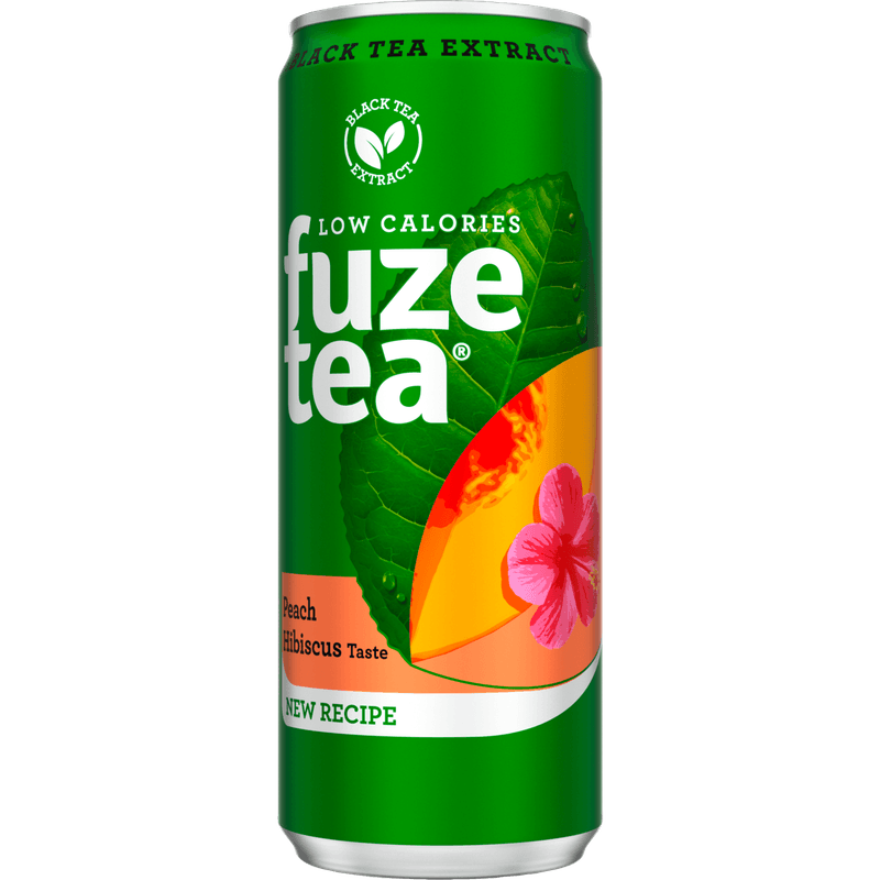 Fuze tea Black tea peach hibiscus 24x33 cl