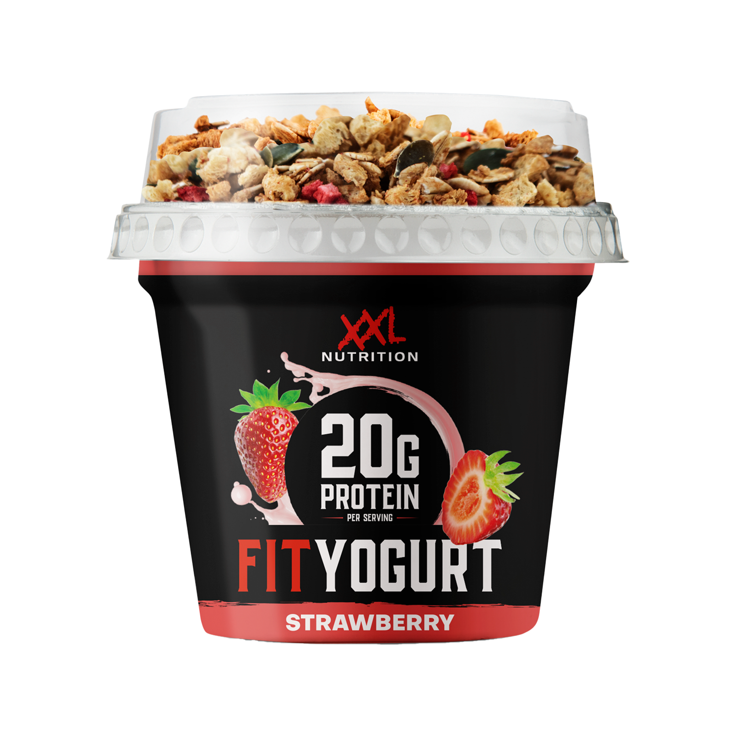 XXL FIT Yoghurt Granola Aardbei 200g