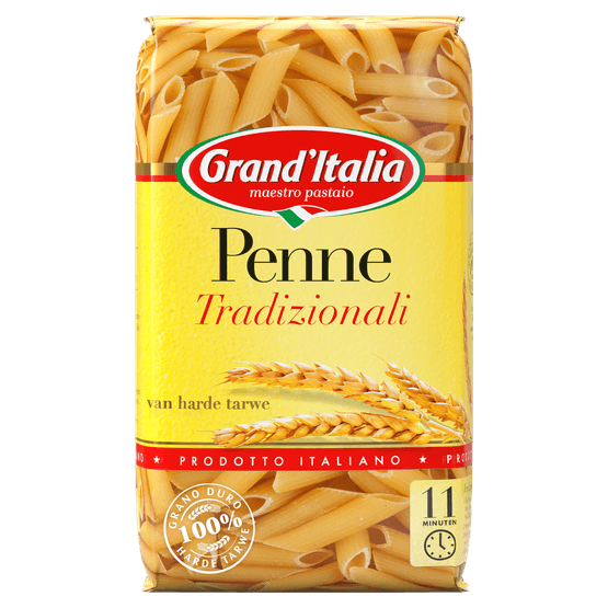 Foto van Grand'Italia Penne op witte achtergrond