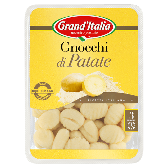 Foto van Grand'Italia Gnocchi di patate op witte achtergrond