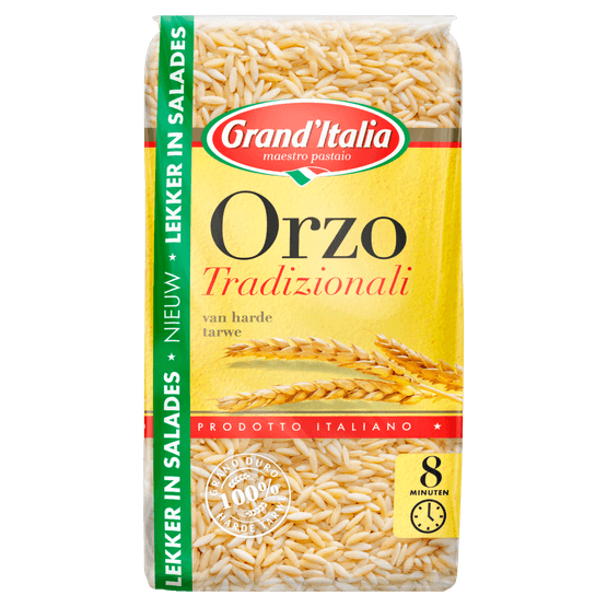 Foto van Grand'Italia Orzo tradizionali op witte achtergrond