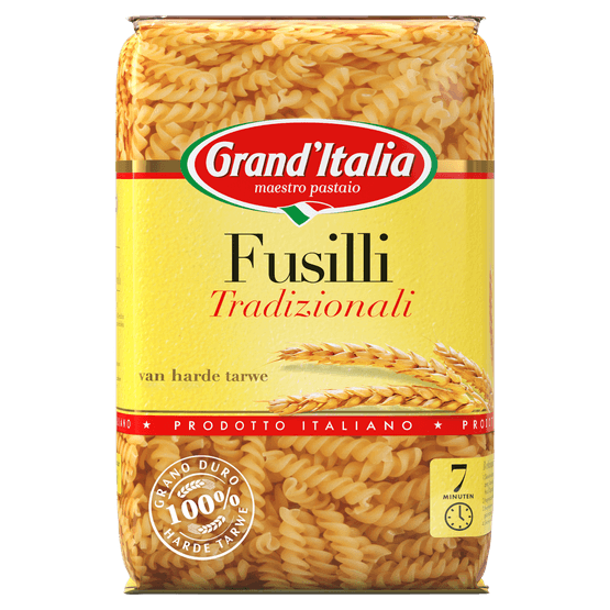 Foto van Grand'Italia Fusilli op witte achtergrond
