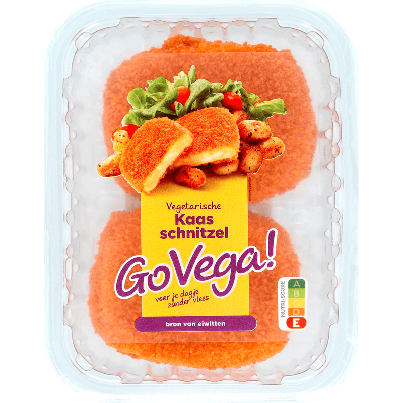 Go Vega Vegetarische kaasschnitzel