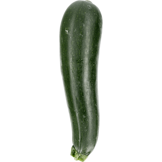 Foto van Bio courgette op witte achtergrond