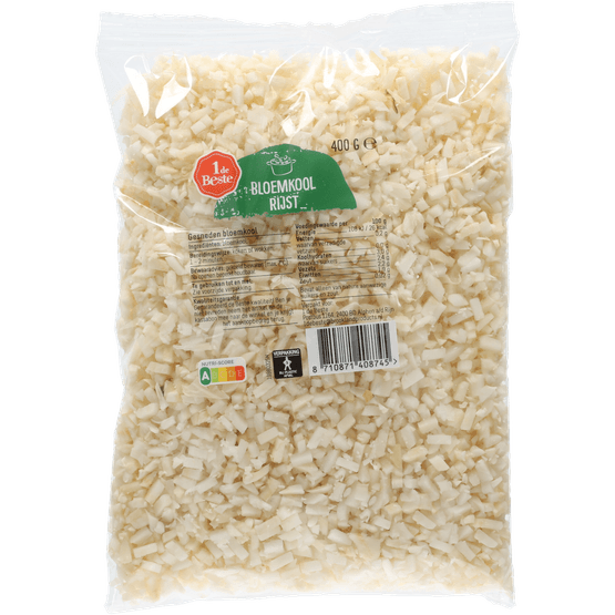 Foto van 1 de Beste Bloemkoolrijst op witte achtergrond