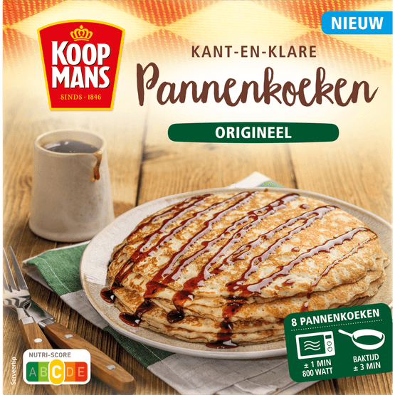 Foto van Koopmans Pannenkoeken 8 st. op witte achtergrond
