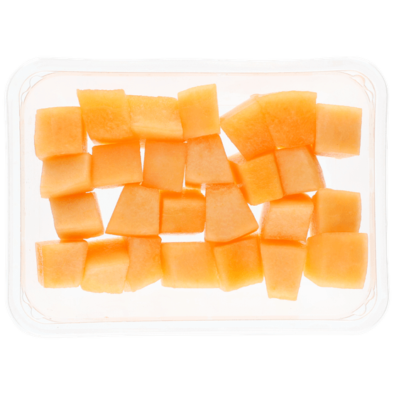 Foto van Healthy Hide Cantaloupe op witte achtergrond