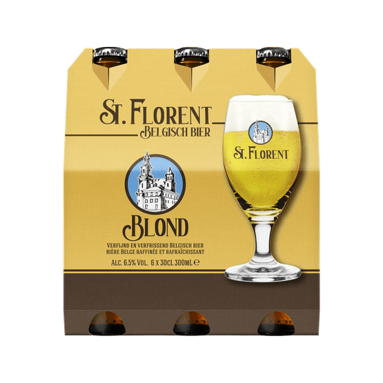 Foto van St. Florent Blond 6x300ml op witte achtergrond