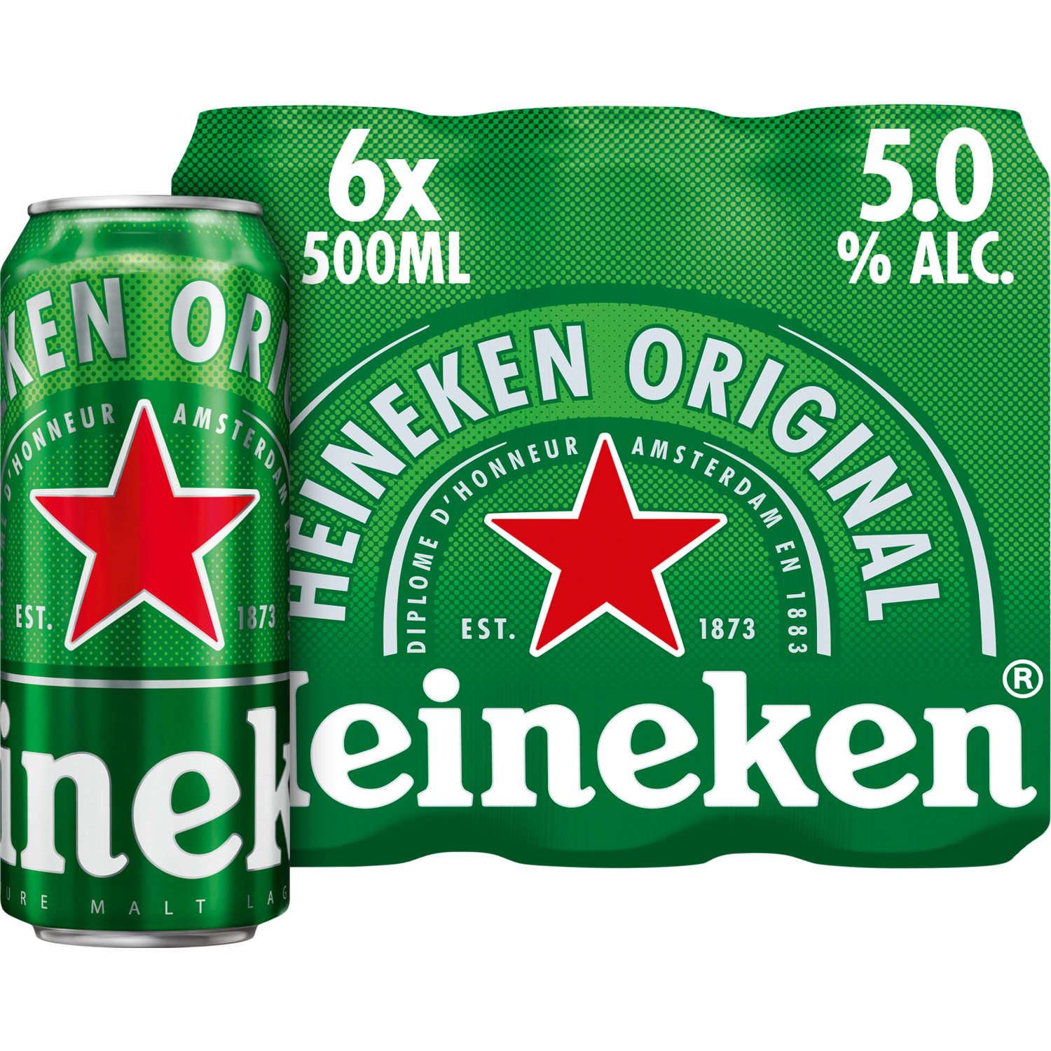 Heineken Pilsener 6x50 cl