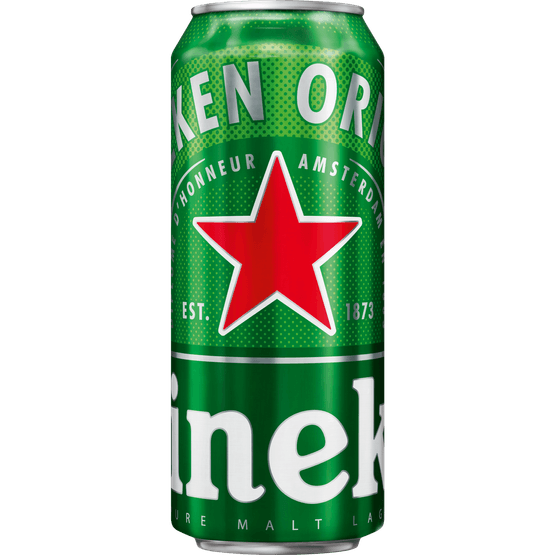 Foto van Heineken Pilsener op witte achtergrond
