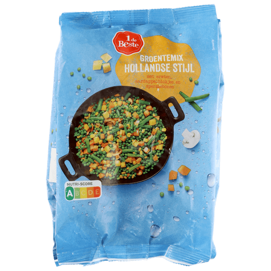 Foto van 1 de Beste Hollandse groente op witte achtergrond