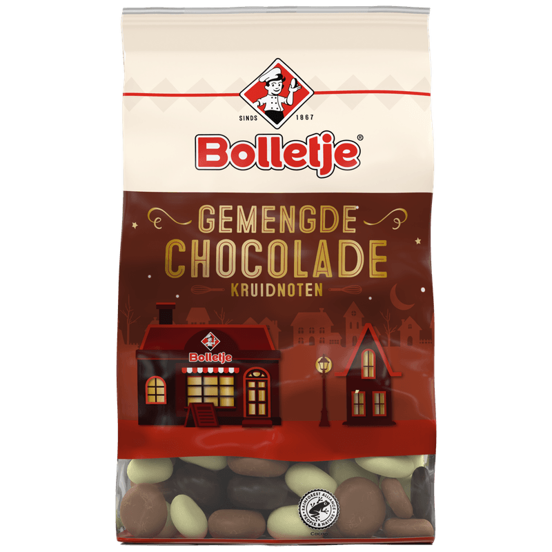 Bolletje Chocolade kruidnoten gemengd