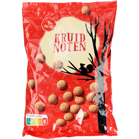 Foto van 1 de Beste Kruidnoten op witte achtergrond
