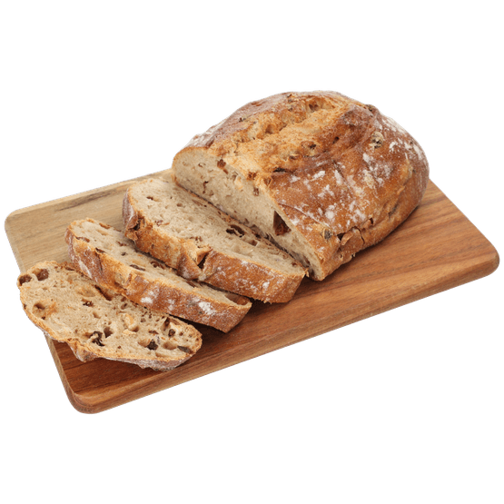 Foto van Vers afbak Batard appel-kaneel op witte achtergrond