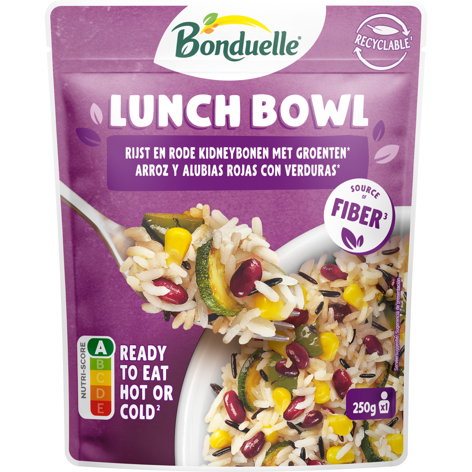 Bonduelle Lunch bowl kidneybonen mais groente