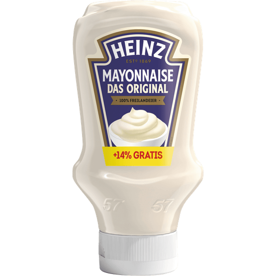 Foto van Heinz Mayonaise op witte achtergrond