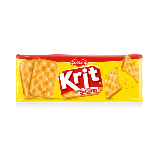 Foto van Krit Crackers op witte achtergrond