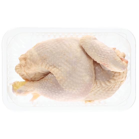 Foto van Actie halve kip naturel op witte achtergrond