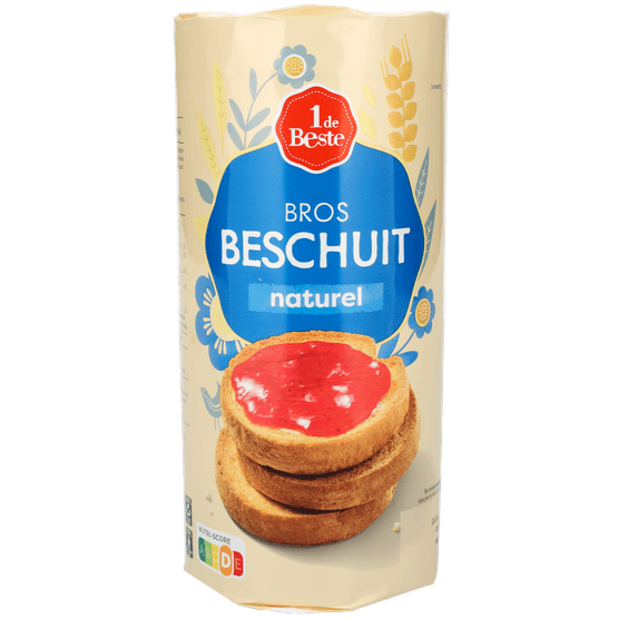 Foto van 1 de Beste Beschuit naturel op witte achtergrond