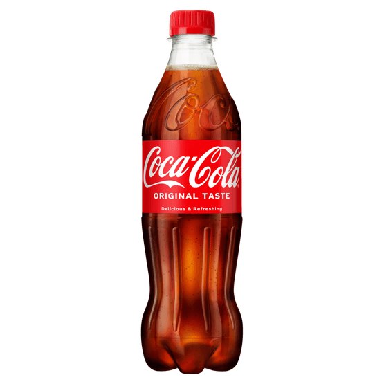 Foto van Coca-Cola Regular op witte achtergrond