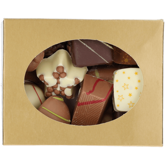 Foto van Zoet Moment luxe bonbons op witte achtergrond