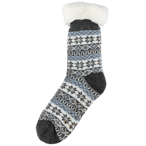 Foto van Warme huissokken op witte achtergrond