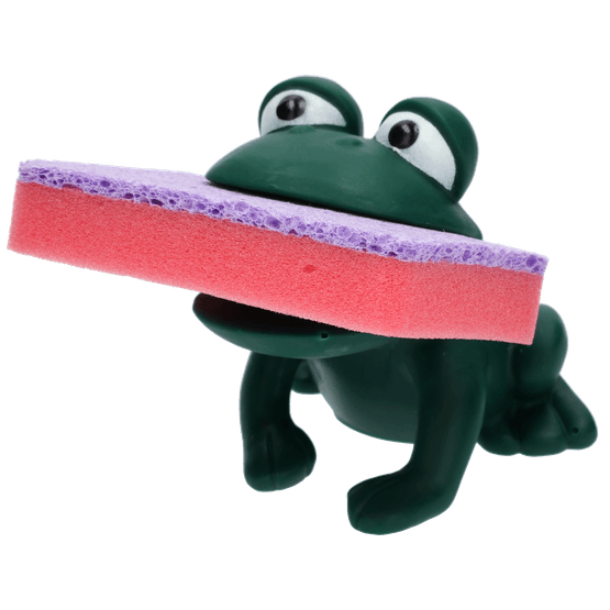 Foto van Sponshouder met spons op witte achtergrond