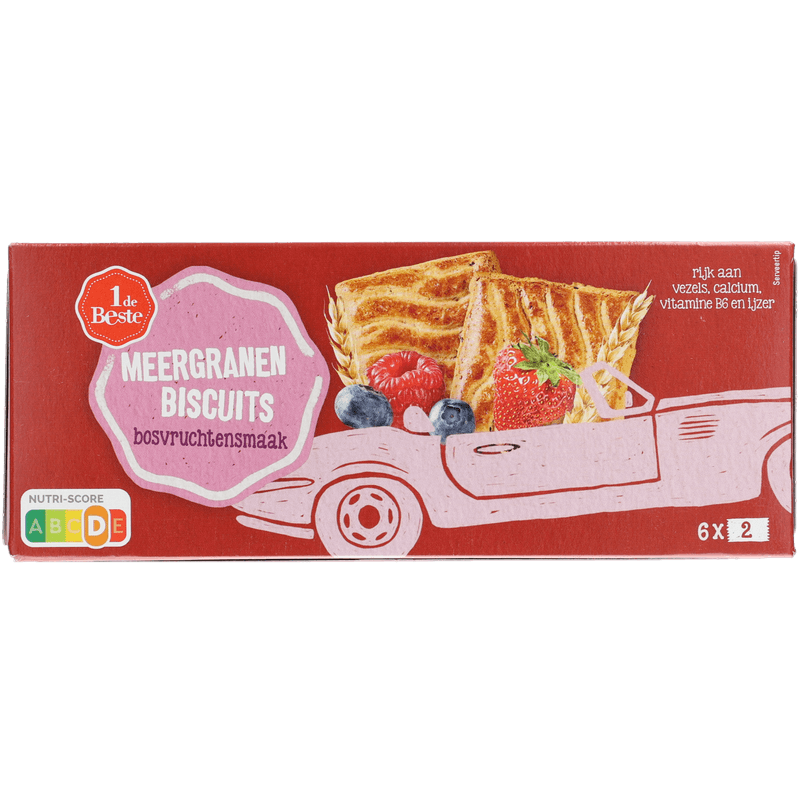 1 De Beste Meergranenbiscuit bosvruchten