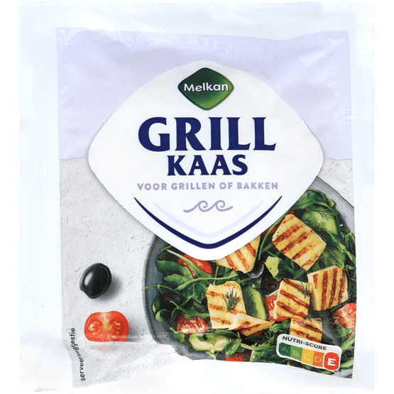 Foto van Melkan Grillkaas op witte achtergrond