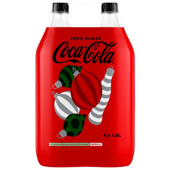 Foto van Coca-Cola Zero op witte achtergrond