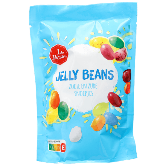 Foto van 1 de Beste Jelly beans op witte achtergrond