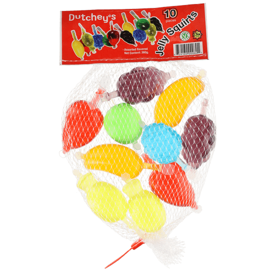 Foto van Jelly squirt op witte achtergrond