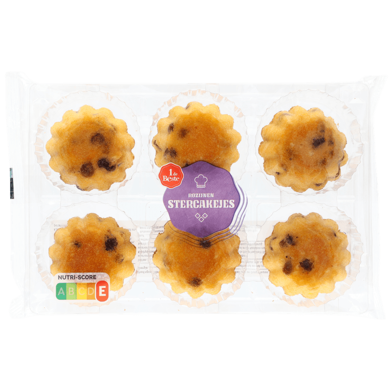 1 De Beste Stercakejes rozijnen 6 stuks