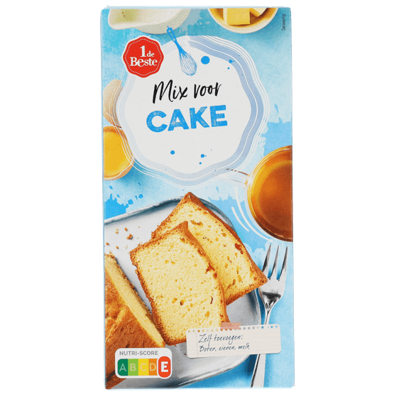 Foto van 1 de Beste Cakemix op witte achtergrond
