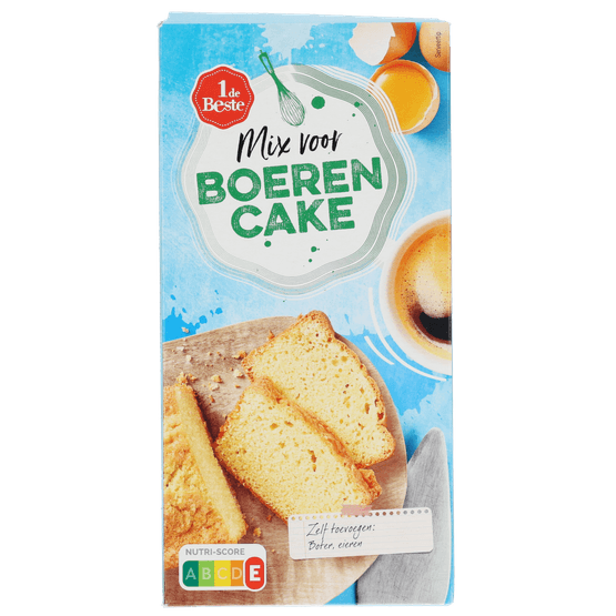 Foto van 1 de Beste Boerencake mix op witte achtergrond